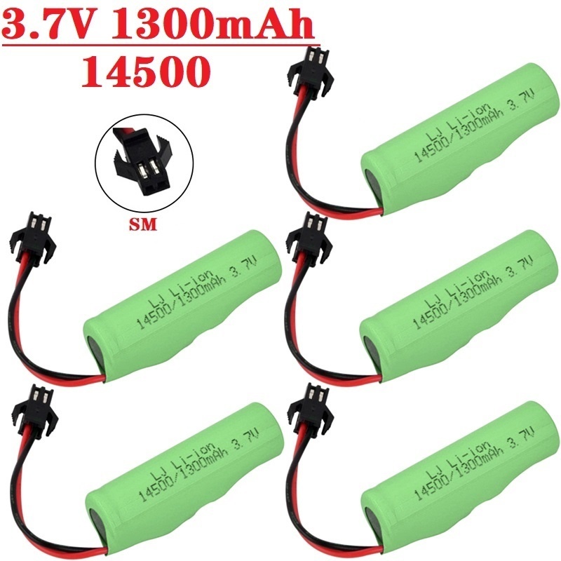 Rc Hobby Shops - แบตเตอรี่ลิเธียมโพลิเมอร์ 3.7V 1300mAh รุ่นอัปเกรด สำหรับอะไหล่รถบังคับ JJRC