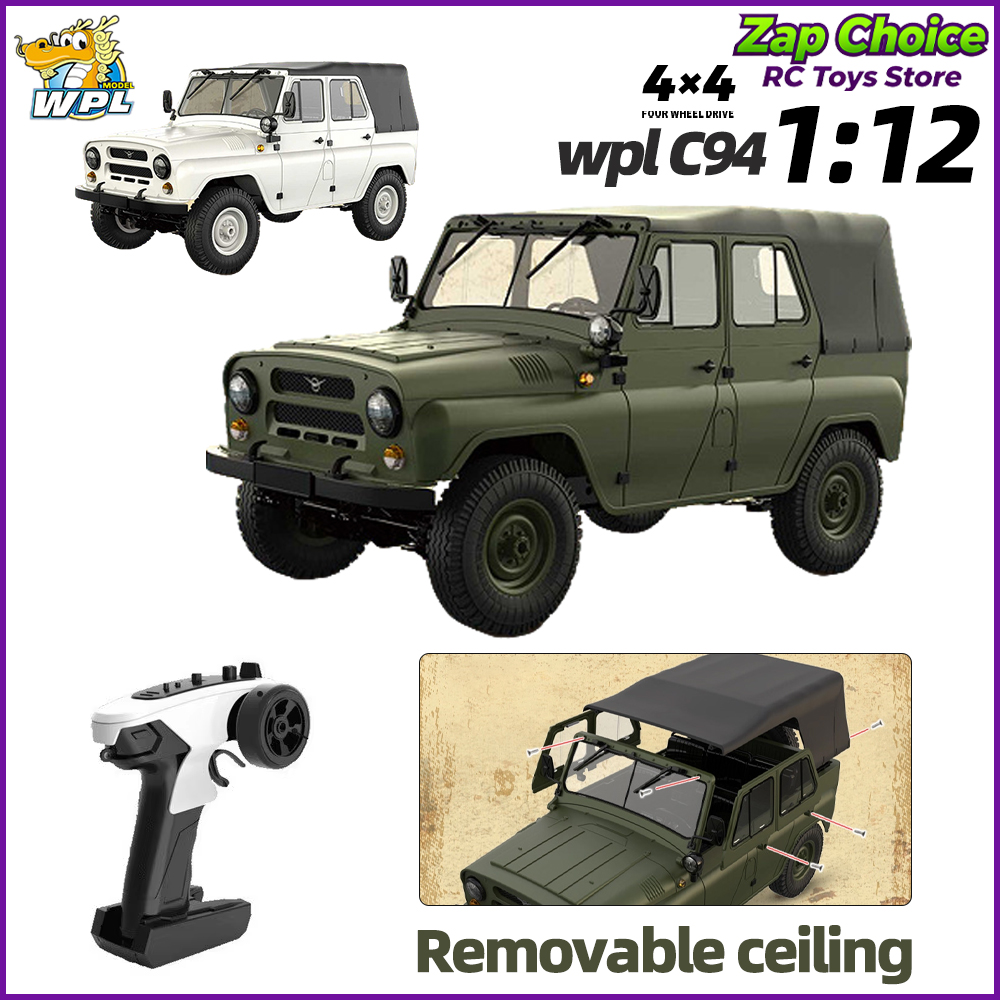Rc Hobby Toucan - รถบรรทุกของเล่นบังคับวิทยุ WPL C94 ขนาด 1/12 ขับเคลื่อน