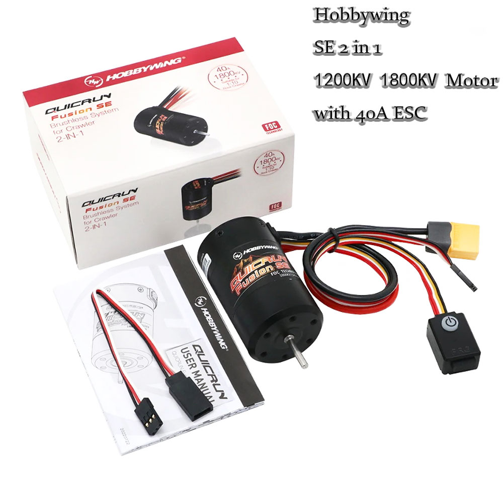 Hobbywing QuicRun Fusion SE 2- - Rc Hobby Motor บทวิจารณ์และราคา